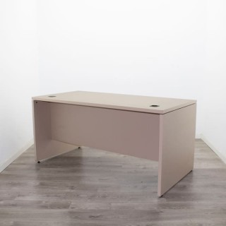 Mesa operativa beige de 160 con o sin ala