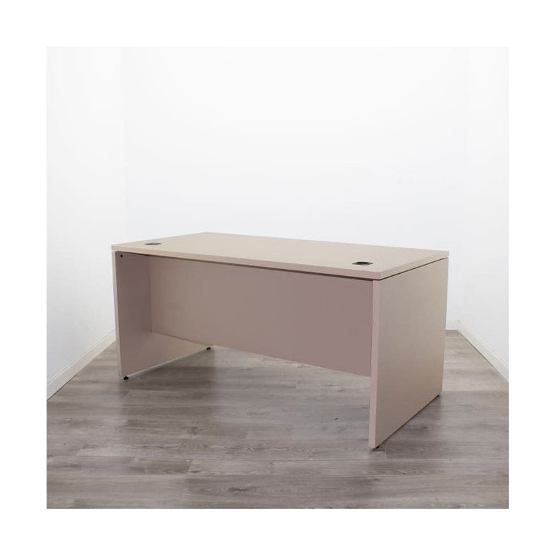 Mesa operativa beige de 160 con o sin ala