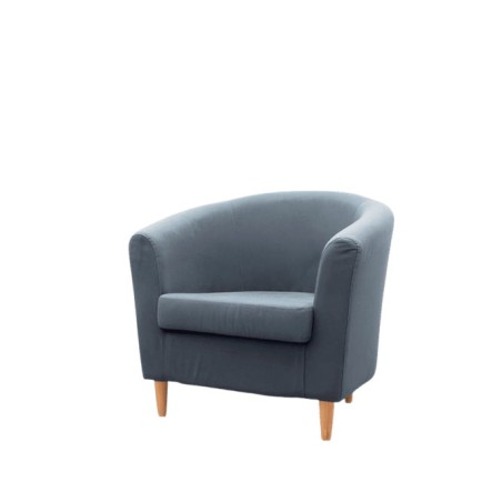 Sillón de espera gris