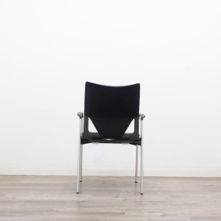 Silla confidente gris de 4 patas