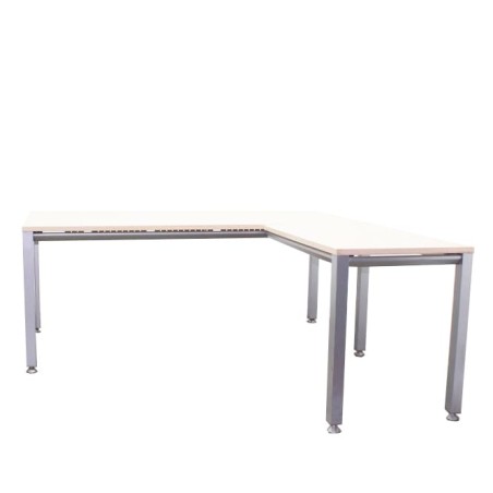 Mesa operativa melamina erable con ala de 180cm