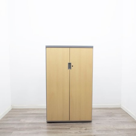 Armario medio metálico todo puertas arce de 80cm