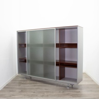 Librería 4 cuerpos con 1 puerta corredera de 200cm 2
