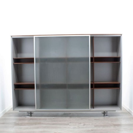 Librería 4 cuerpos con 1 puerta corredera de 200cm