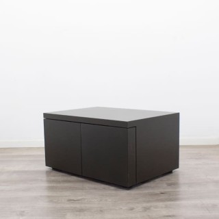 Armario bajo con 2 cajones en gris antracita de 84cm 2
