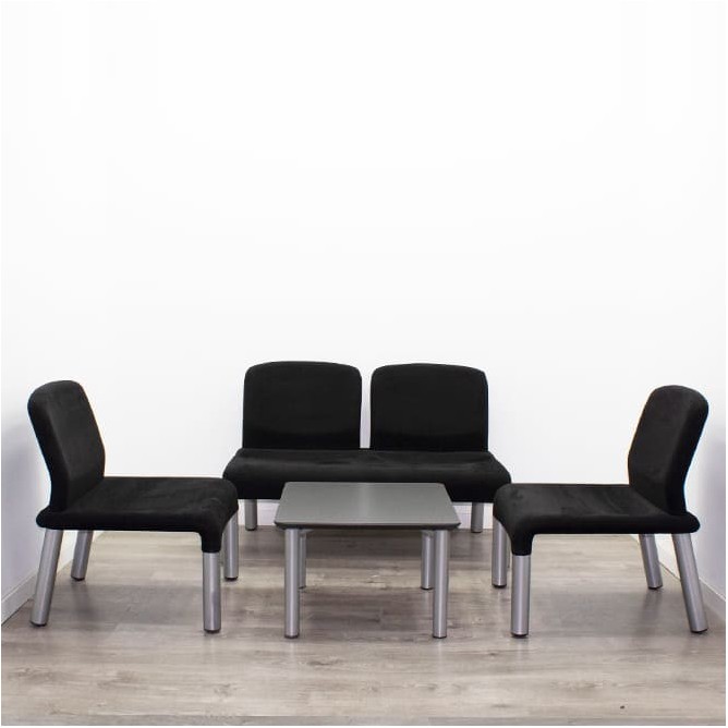 Mesa de centro o rincón gris antracita de 60cm - Mercaoficina