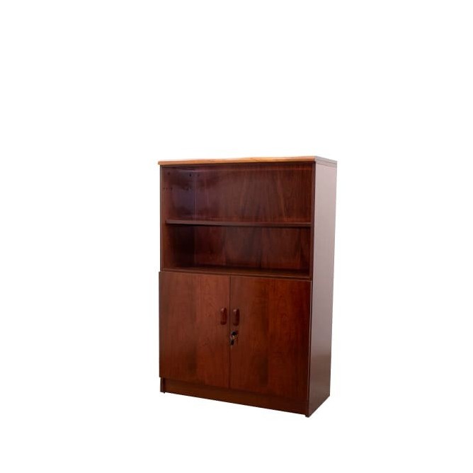 Armario medio puertas bajas en nogal de 92cm