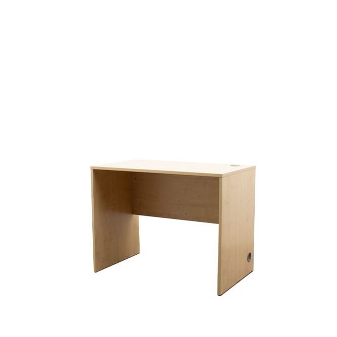 Mesa operativa en maple pata panel de 98cm