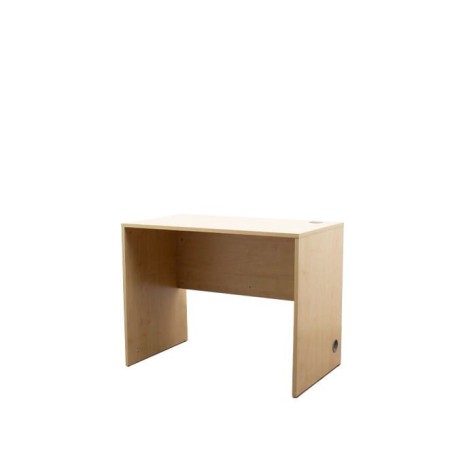 Mesa operativa en maple pata panel de 98cm