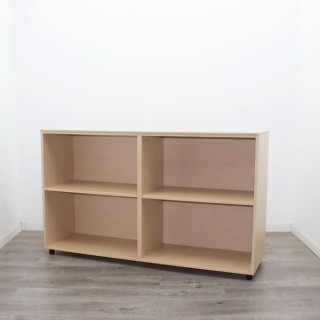 Armario bajo diáfano maple de 160cm 2