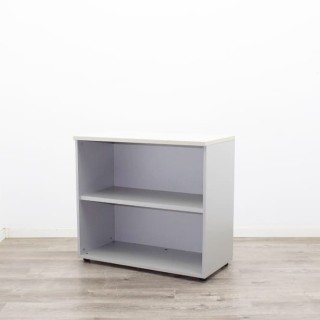 Armario bajo diáfano gris de 90cm 2