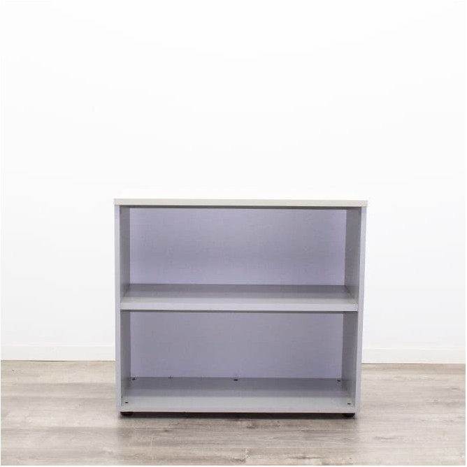 Armario bajo diáfano gris de 90cm