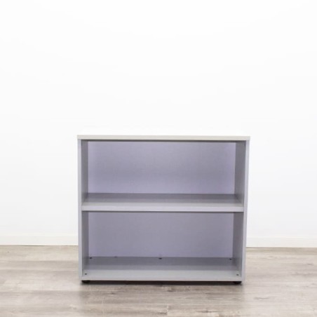 Armario bajo diáfano gris de 90cm