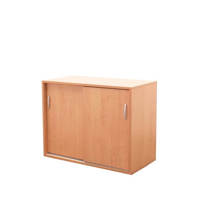 Armario bajo todo puertas correderas en haya de 90cm