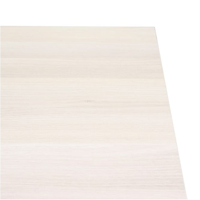 Mesa cafetería alta con tapa maple y base cromada de 60cm