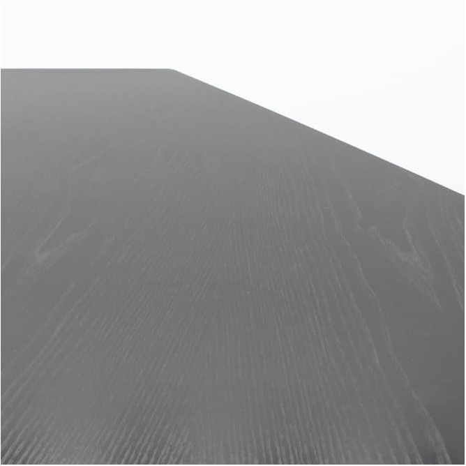 Mesa reunión trapezoidal tapa en negro de 175cm