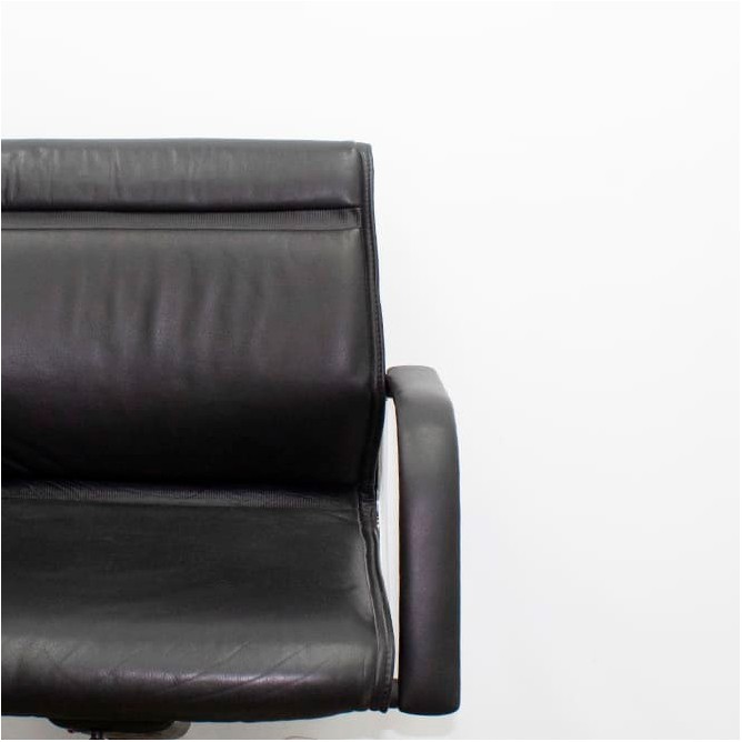 Silla confidente giratoria napel negro con topes