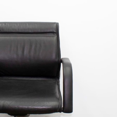 Silla confidente giratoria napel negro con topes