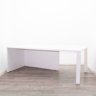 Mesa dirección blanca con beta pata panel de 200cm 2