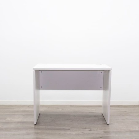 Mesa operativa auxiliar blanca con pata panel(varias medidas)