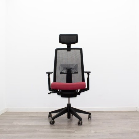 Silla operativa ergonómica Very con cabecero (color a elegir)