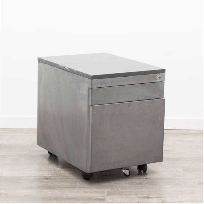 Cajonera metálica gris de cajón y archivo