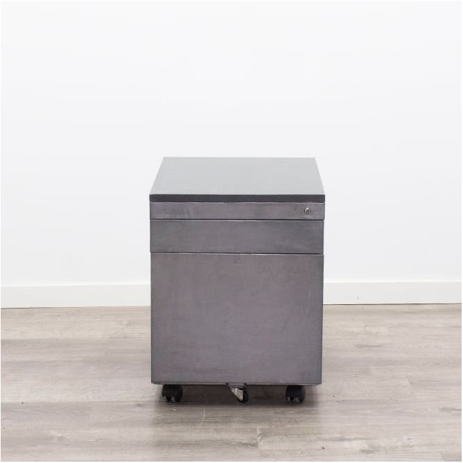 Cajonera metálica gris de cajón y archivo