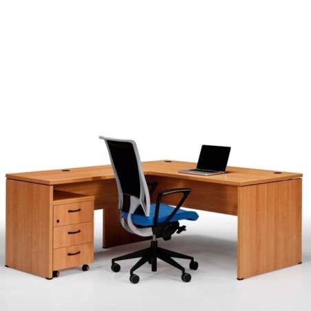 Mesa operativa Euro 2000 pata panel con o sin ala