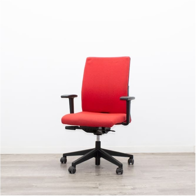 Silla operativa roja sistema sincro