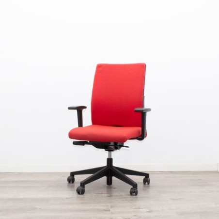 Silla operativa roja sistema sincro