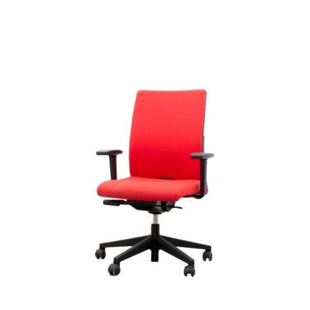 Silla operativa roja sistema sincro