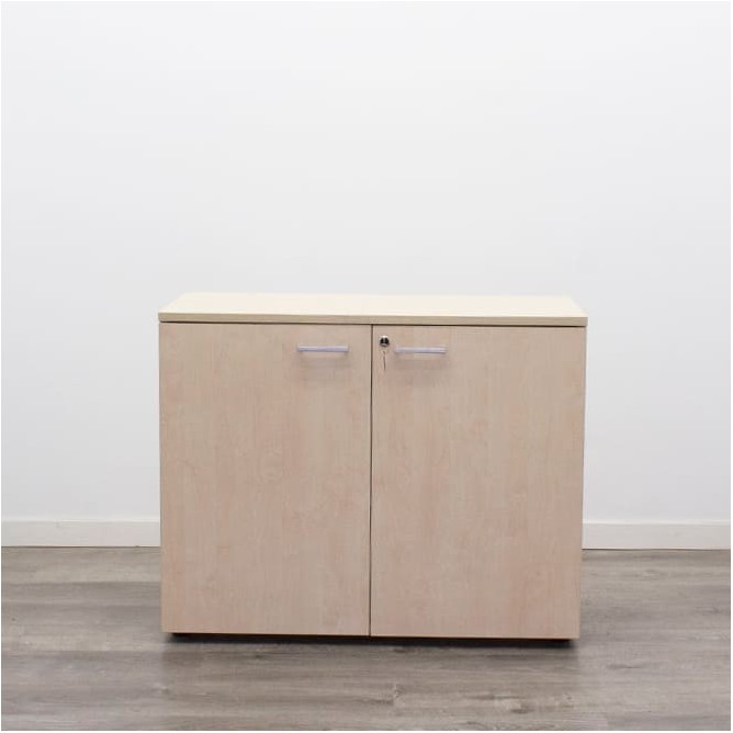 Armario bajo todo puerta en maple de 90cm