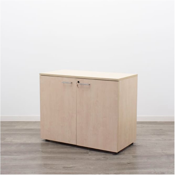 Armario bajo todo puerta en maple de 90cm
