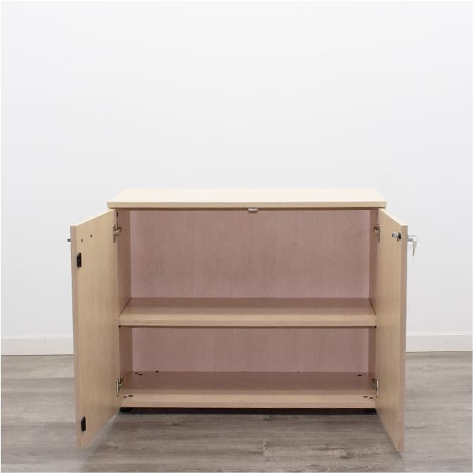 Armario bajo todo puerta en maple de 90cm