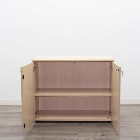 Armario bajo todo puerta en maple de 90cm