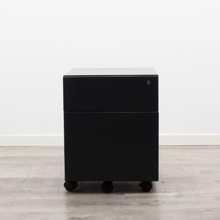 Cajonera metálica cajón y archivo en gris antracita