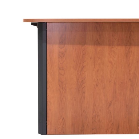 Mostrador con mesa en melamina nogal
