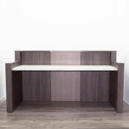 Mostrador con mesa en melamina baco