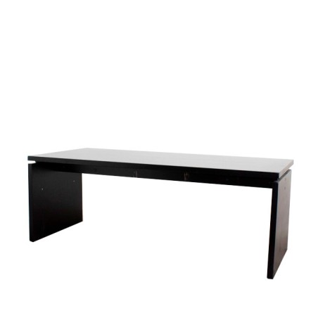 Mesa dirección en negro pata panel de 200cm