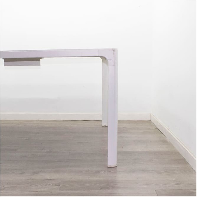 Mesa juntas blanca con 4 patas de 140cm