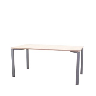 Mesa operativa color a elegir y estructura gris de 160cm
