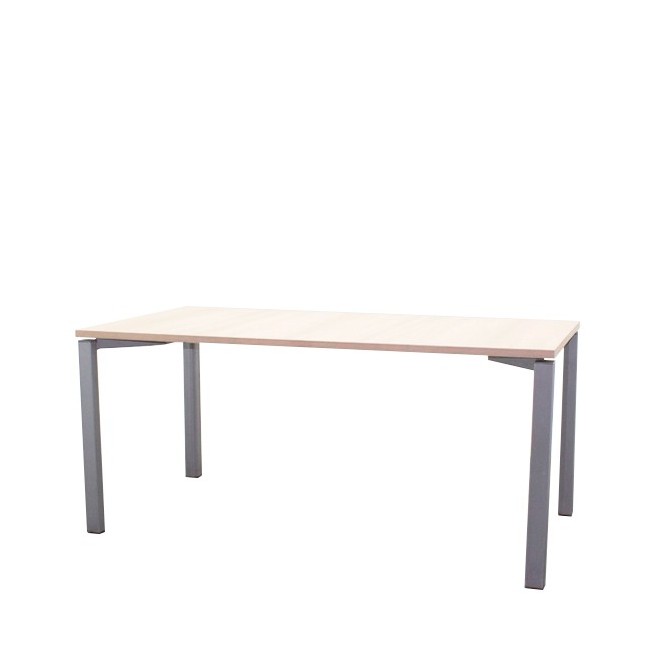 Mesa operativa color a elegir y estructura gris de 160cm