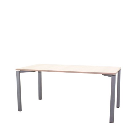 Mesa operativa color a elegir y estructura gris de 160cm