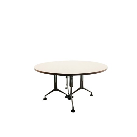 Mesa reunión redonda tapa en haya de 150cm