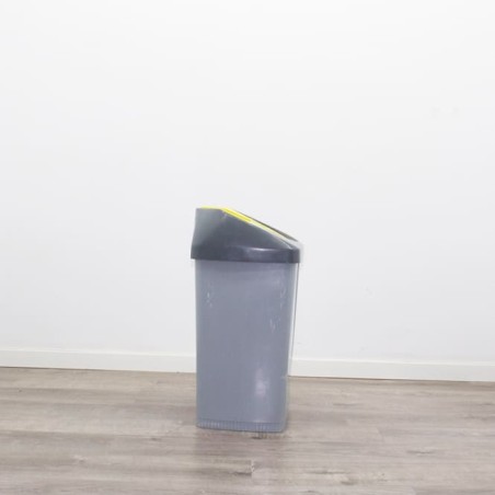 Papelera pvc con tapa de colores
