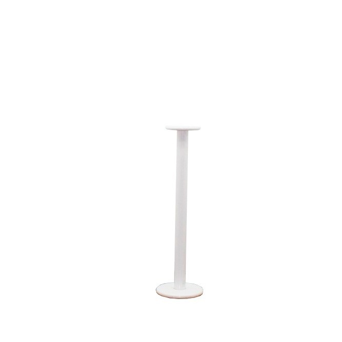 Peana metálica en blanco
