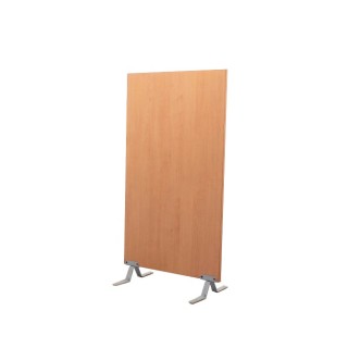 Biombo en cerezo con patas aluminizadas de 80cm