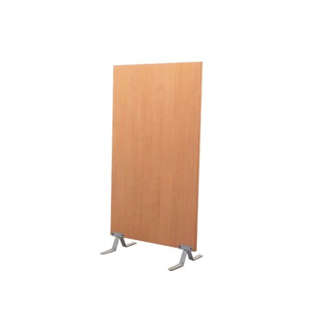 Biombo en cerezo con patas aluminizadas de 80cm