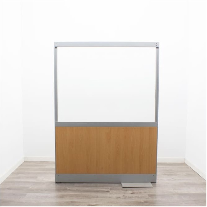 Biombo en peral y cristal de 120cm