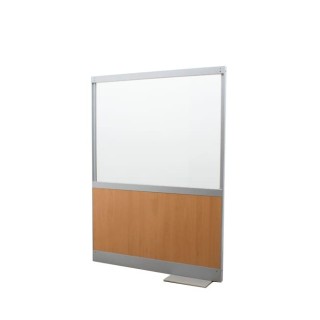 Biombo en peral y cristal de 120cm